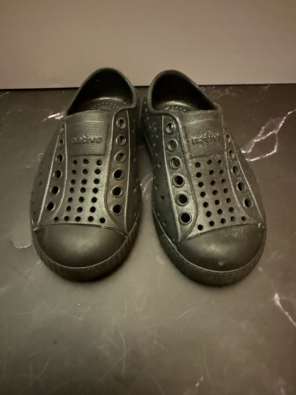 Native Kids Slip-On Water Shoes in Black - Picture 2 of 6